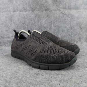 Skechers Shoes Womens 9 Sneakers Slip On Knit Comfort Stretch Memory Foam Active